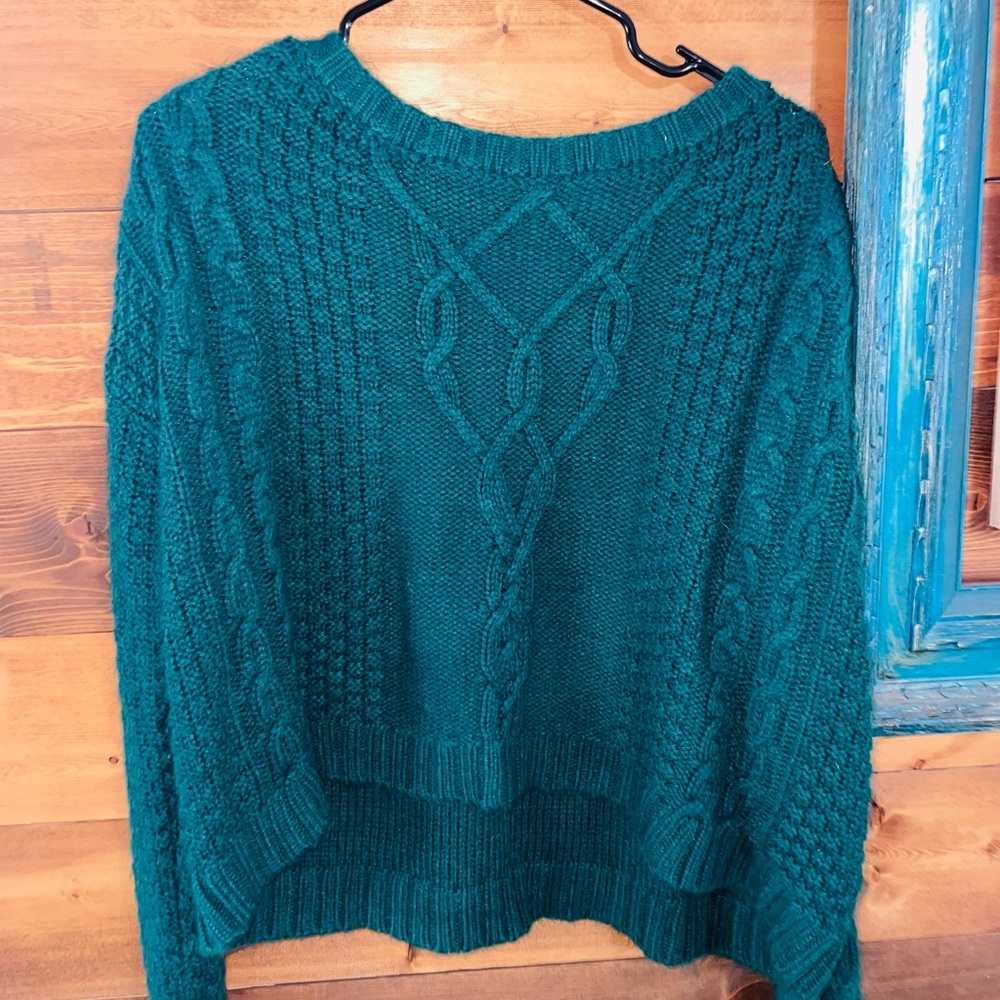 Mudd green sweater